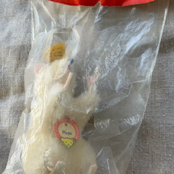 Vintage Steiff Pieps mouse new in Bag from Germany - Picture 7 of 8